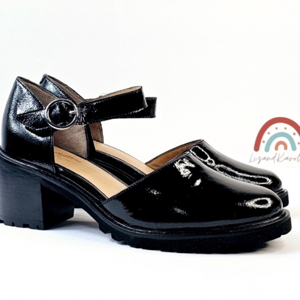 👠 Seychelles Lock And Key Heel Mary Jane Chunky Block Heels Leather Shoes NWT👠